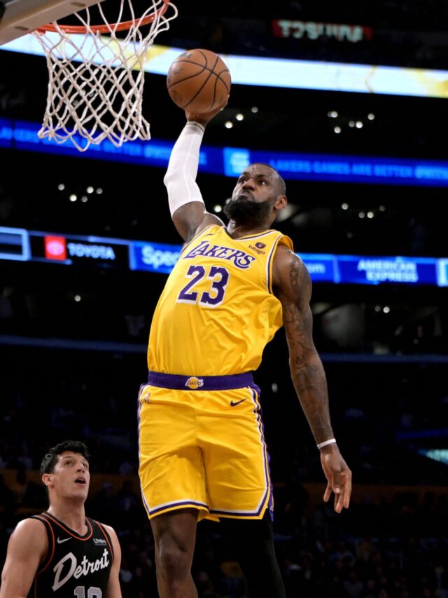 NBA: Detroit Pistons at Los Angeles Lakers