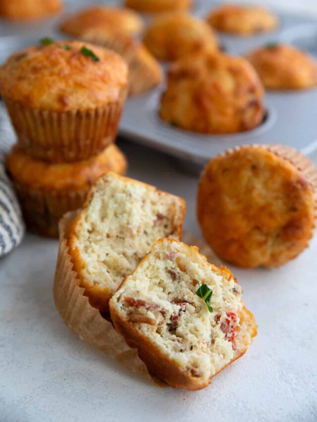 Savory-Protein-Muffins