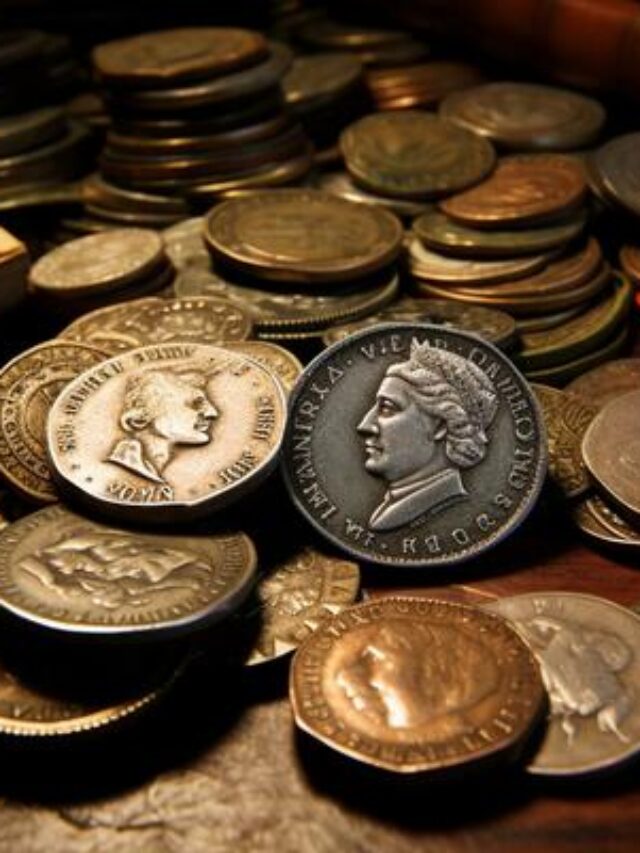 an-image-displaying-rare-and-antique-coins-and-banknotes-with-designated-areas-for-text-background-image-ai-generated-photo